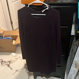 Purple Sweater Dress